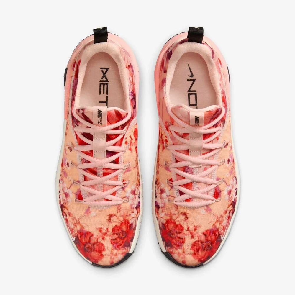Nike Free Metcon 6 AMP IB6902-600 Women's 7.5 Coral Floral Workout Shoes LIQ1611